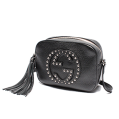 グッチ GUCCI スタッズ ソーホー レザー ディスコバッグ